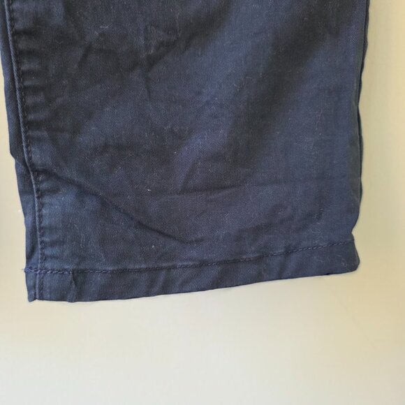 GAP Broken-In Khaki Pants | Size 8 | Navy Blue Straight Leg Pockets Zip Fly - Picture 6 of 9